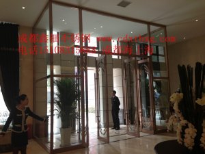 不锈钢地弹门.旋转门31