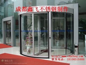 不锈钢旋转门
