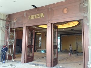 不锈钢地弹门